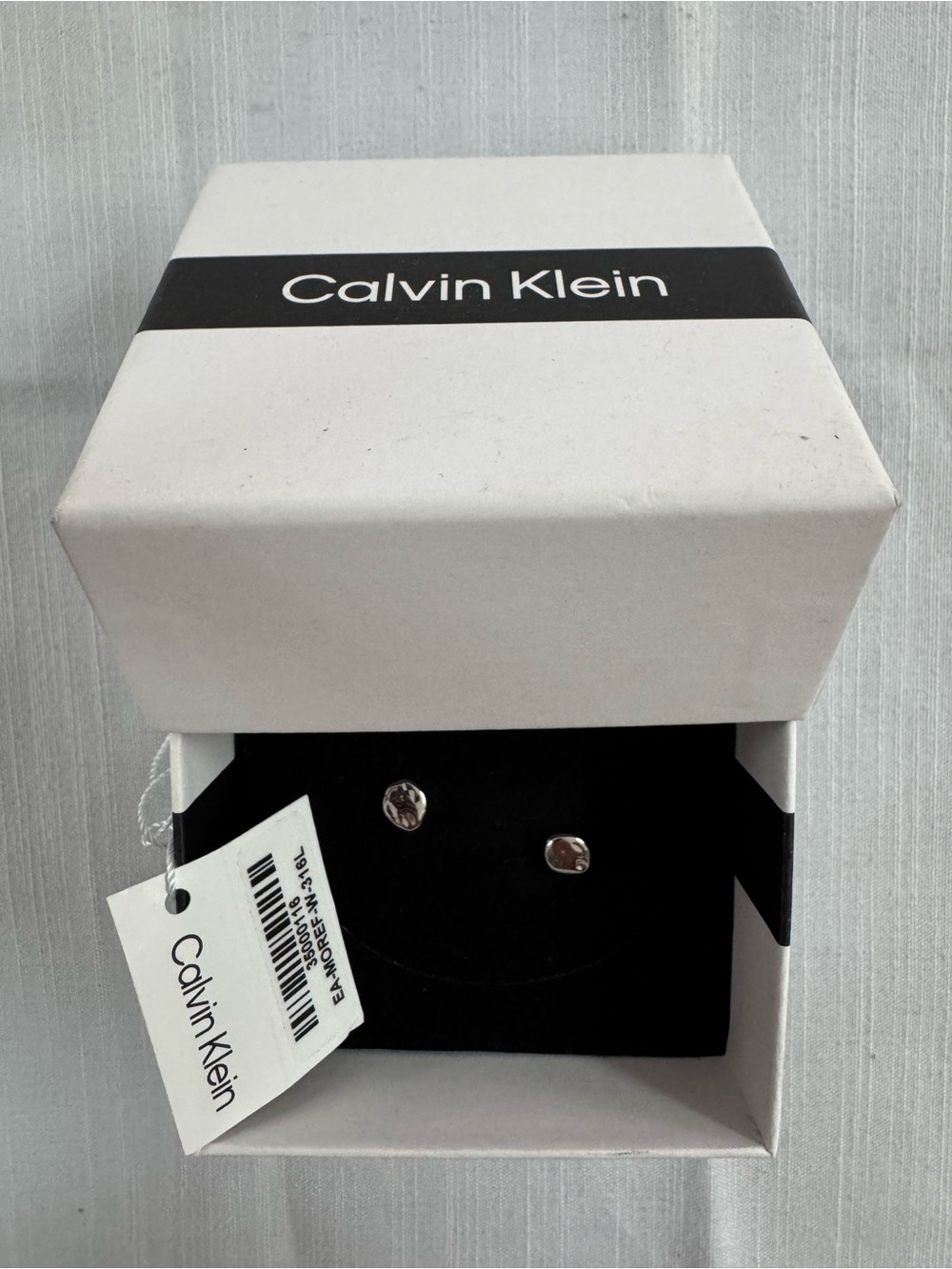 Calvin Klein Stud Earrings - Silver
